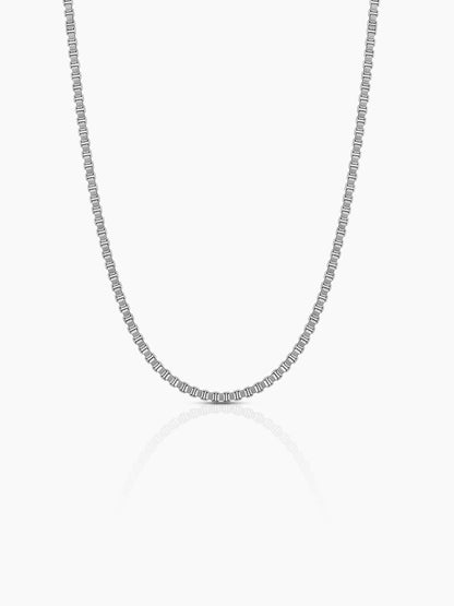 Box Chain Silver 2MM Kid's Chain Gold 2 MM