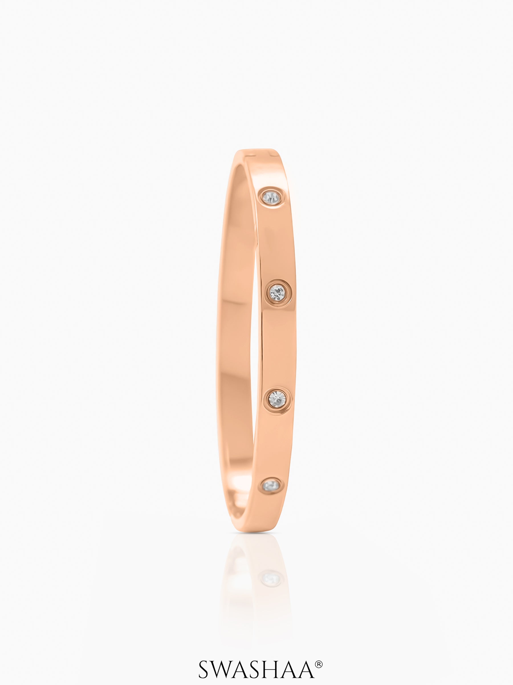 Bree Band Bracelet Rosegold Plated