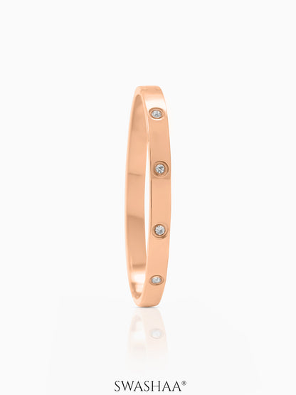 Bree Band Bracelet Rosegold Plated