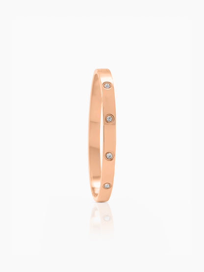 Bree Band Rosegold Plated Bracelet