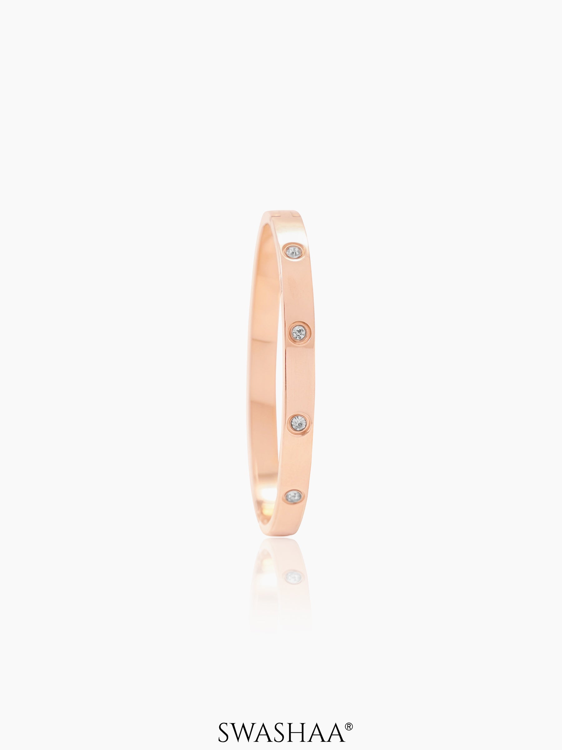 Bree Band Bracelet Rosegold Plated