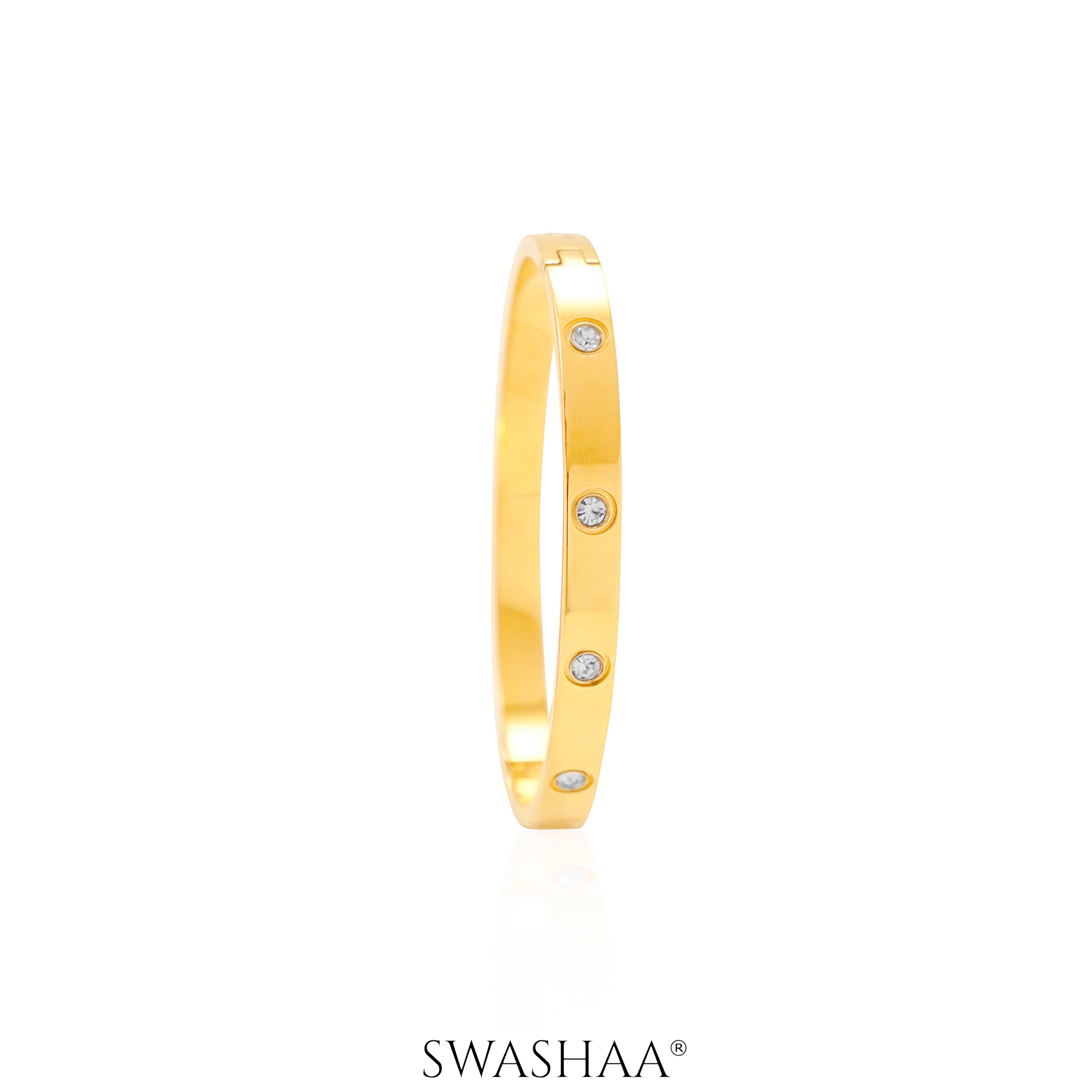 Bree Band Bracelet 18K Gold Plated
