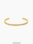 Bree Diamond Cuff Bracelet 18K Gold Plated