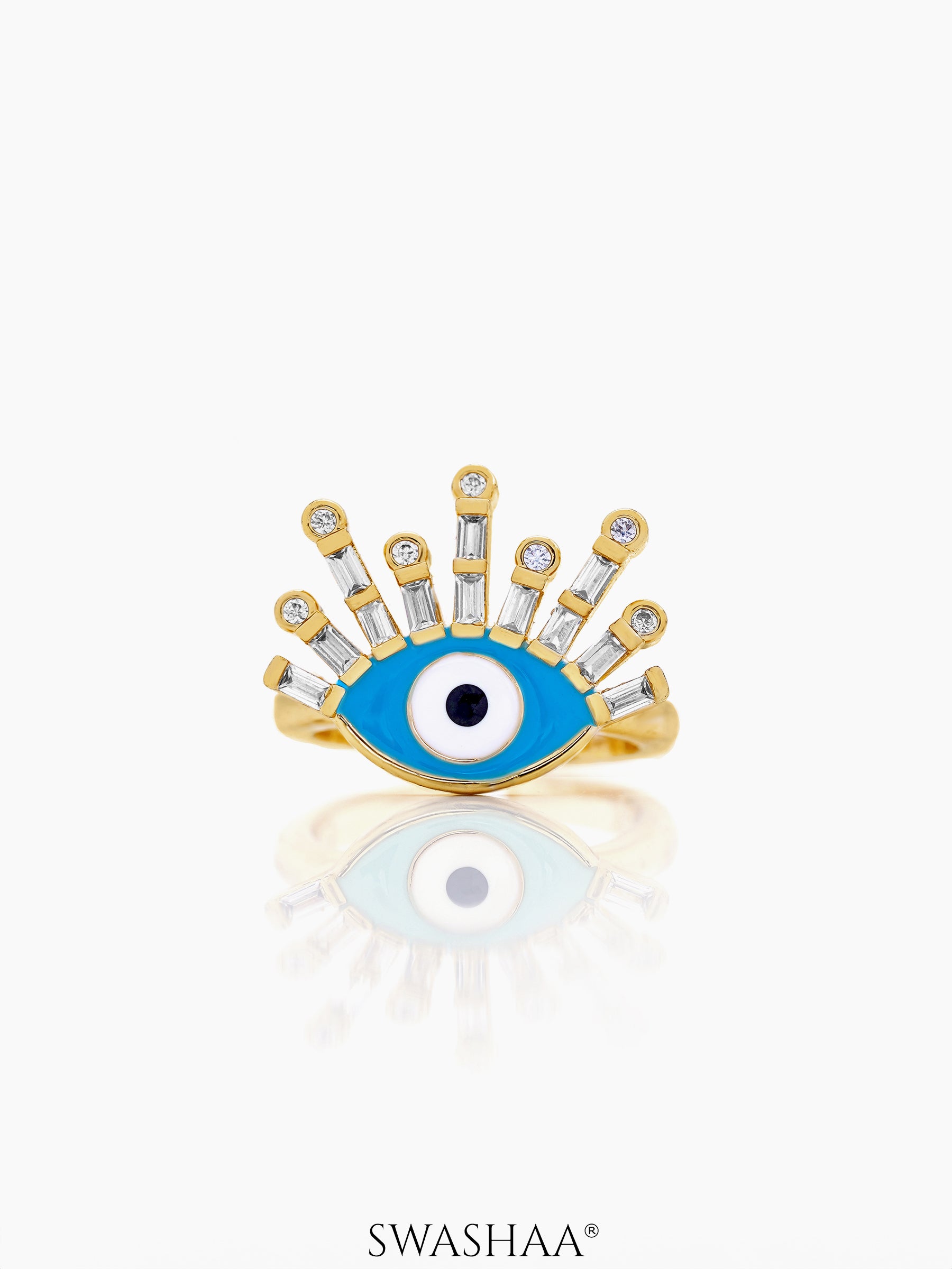 Bruce Eye 18K Gold Plated Ring