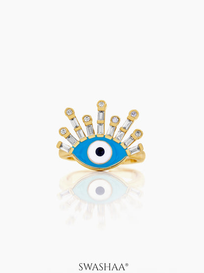 Bruce Eye 18K Gold Plated Ring