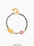 Butterfly Shield 18K Gold Plated Kid's Nazariya Bracelet Gold
