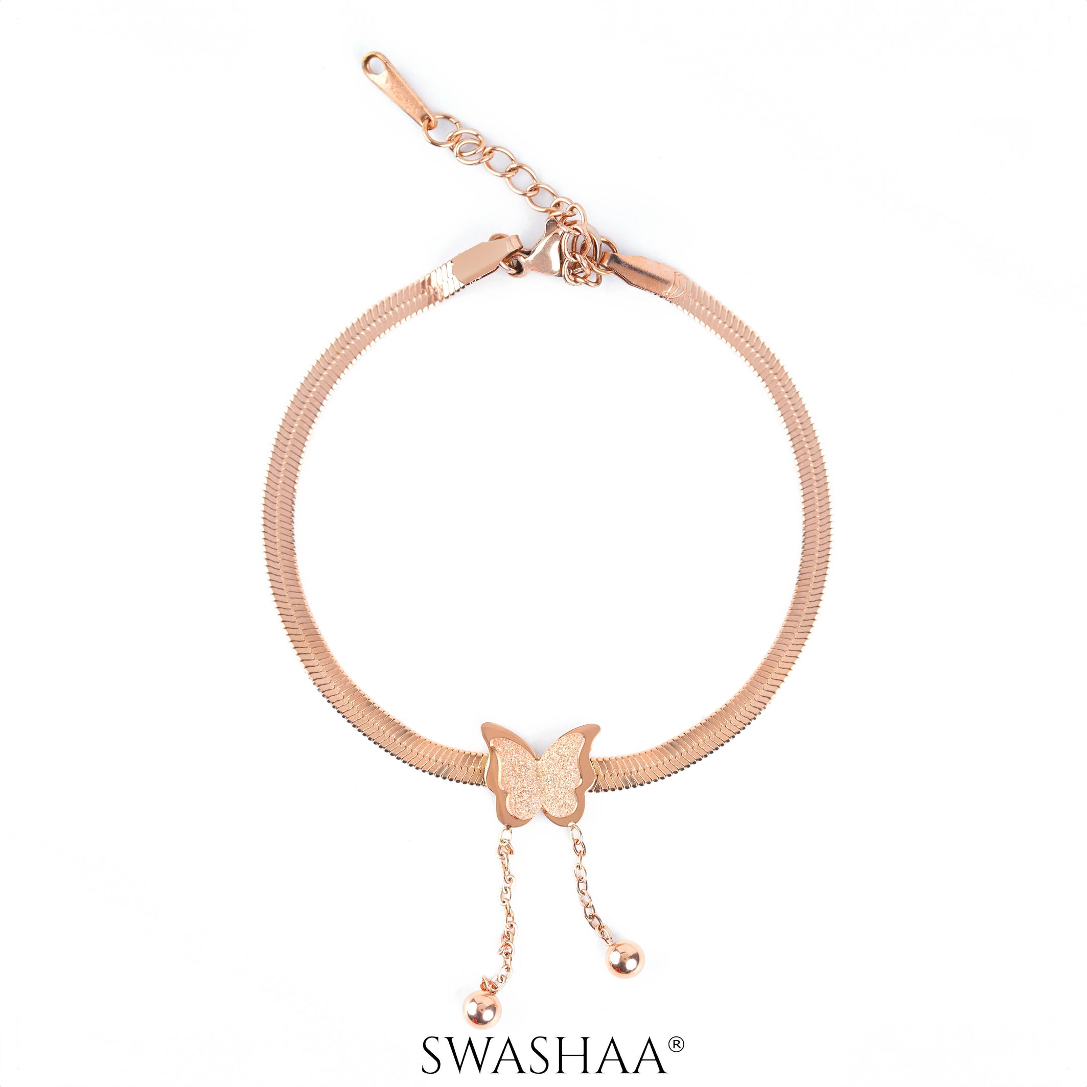 Butterfly Snake Chain Bracelet