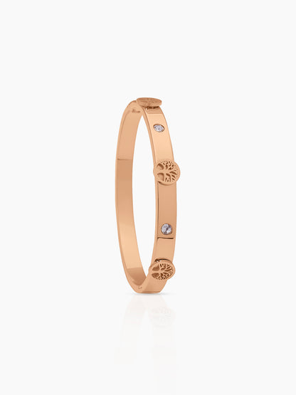 CC Lifetree Rosegold Plated Band Bracelet