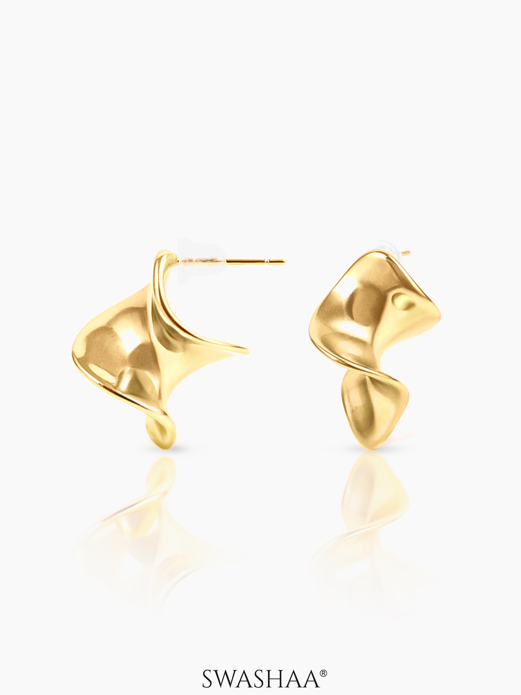 Caesar 18K Gold Plated Earrings Gold