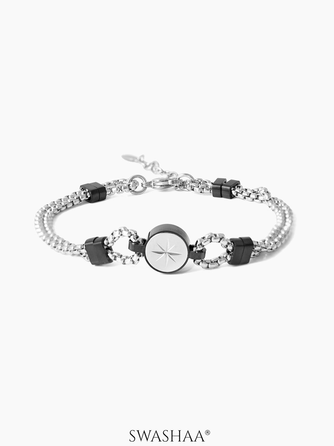 Cal Men's Bracelet Silver