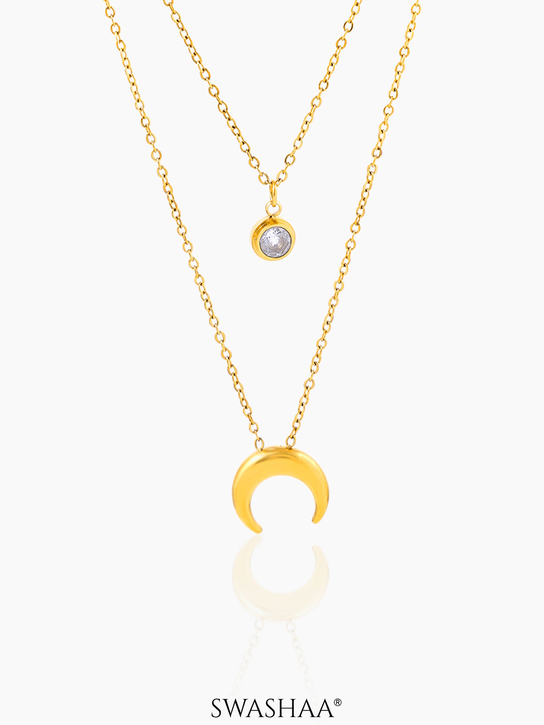 California 18K Gold Plated Necklace Gold