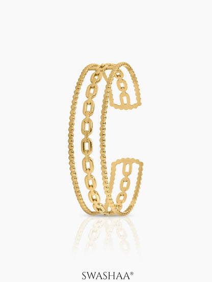 Cambria 18K Gold Plated Bracelet Gold