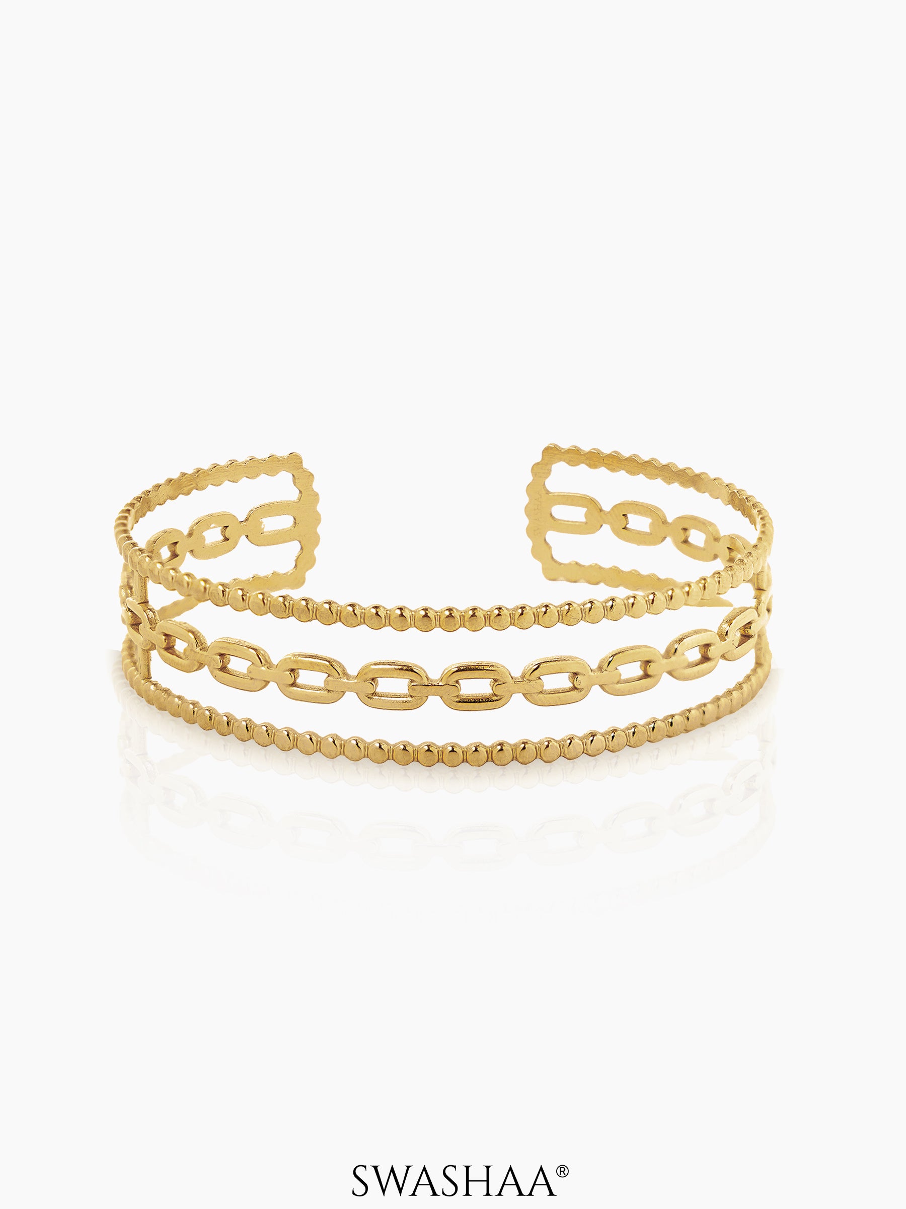 Cambria 18K Gold Plated Bracelet Gold