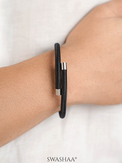 Carbon Curve Men's Rope cuff Bracelet