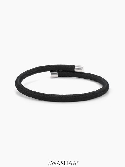Carbon Curve Men's Rope cuff Bracelet