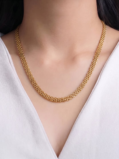 Carina Link 18K Gold Plated Women's Chain