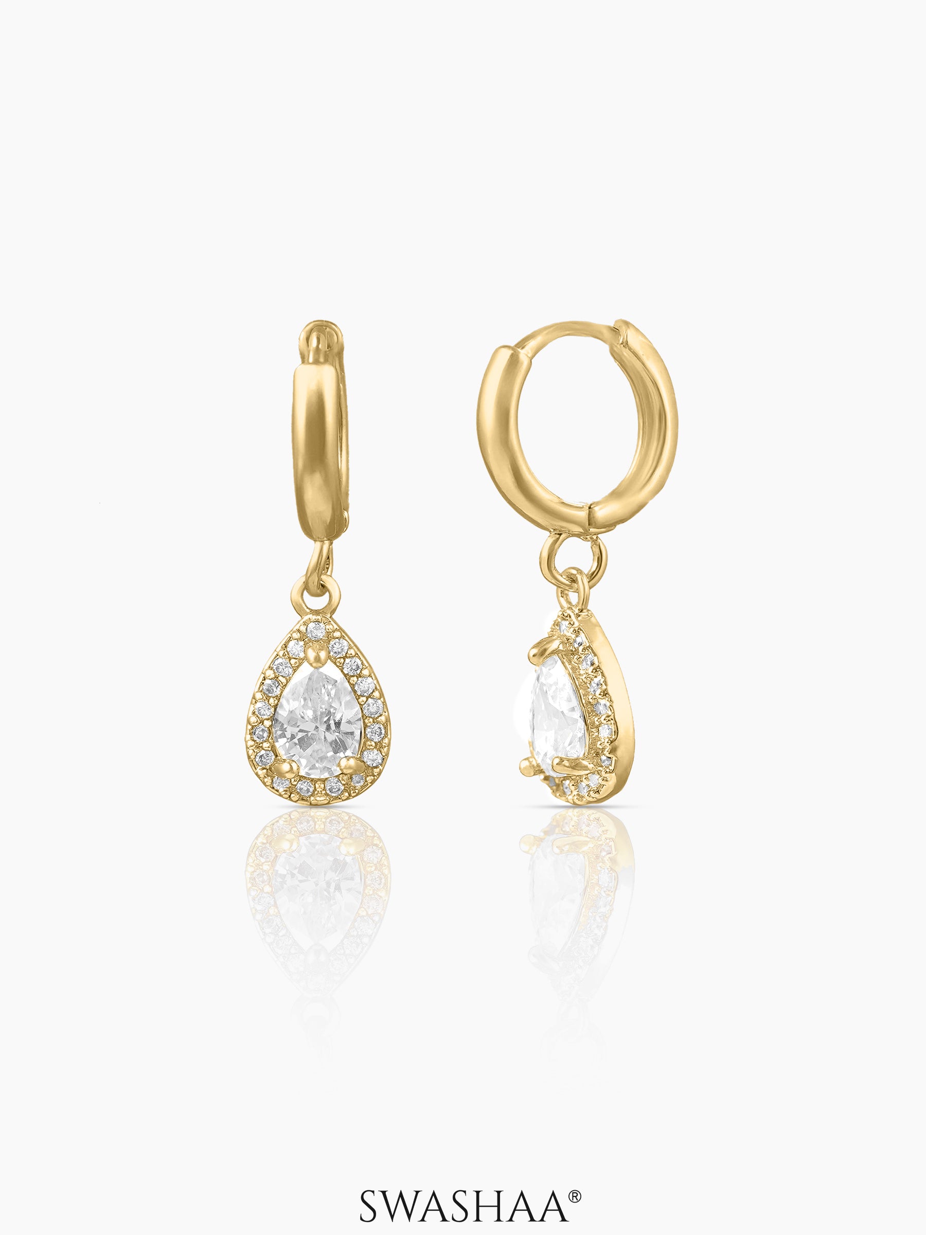 Catalina 18K Gold Plated Hoop Earrings Gold