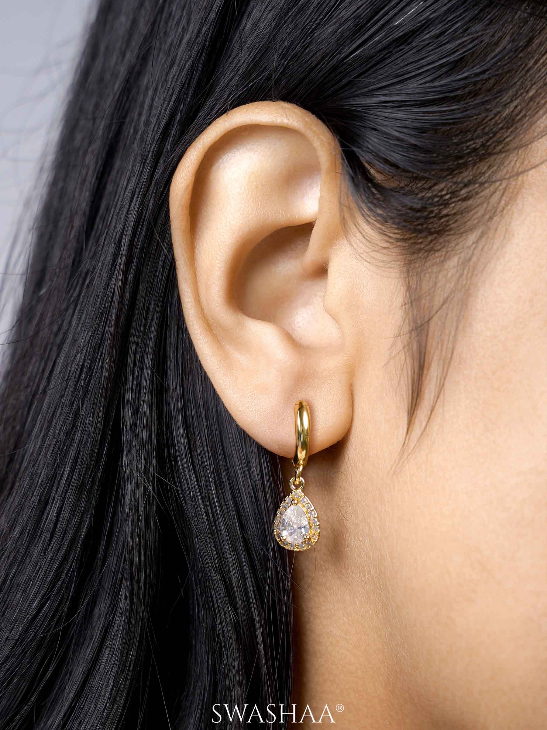 Catalina 18K Gold Plated Hoop Earrings