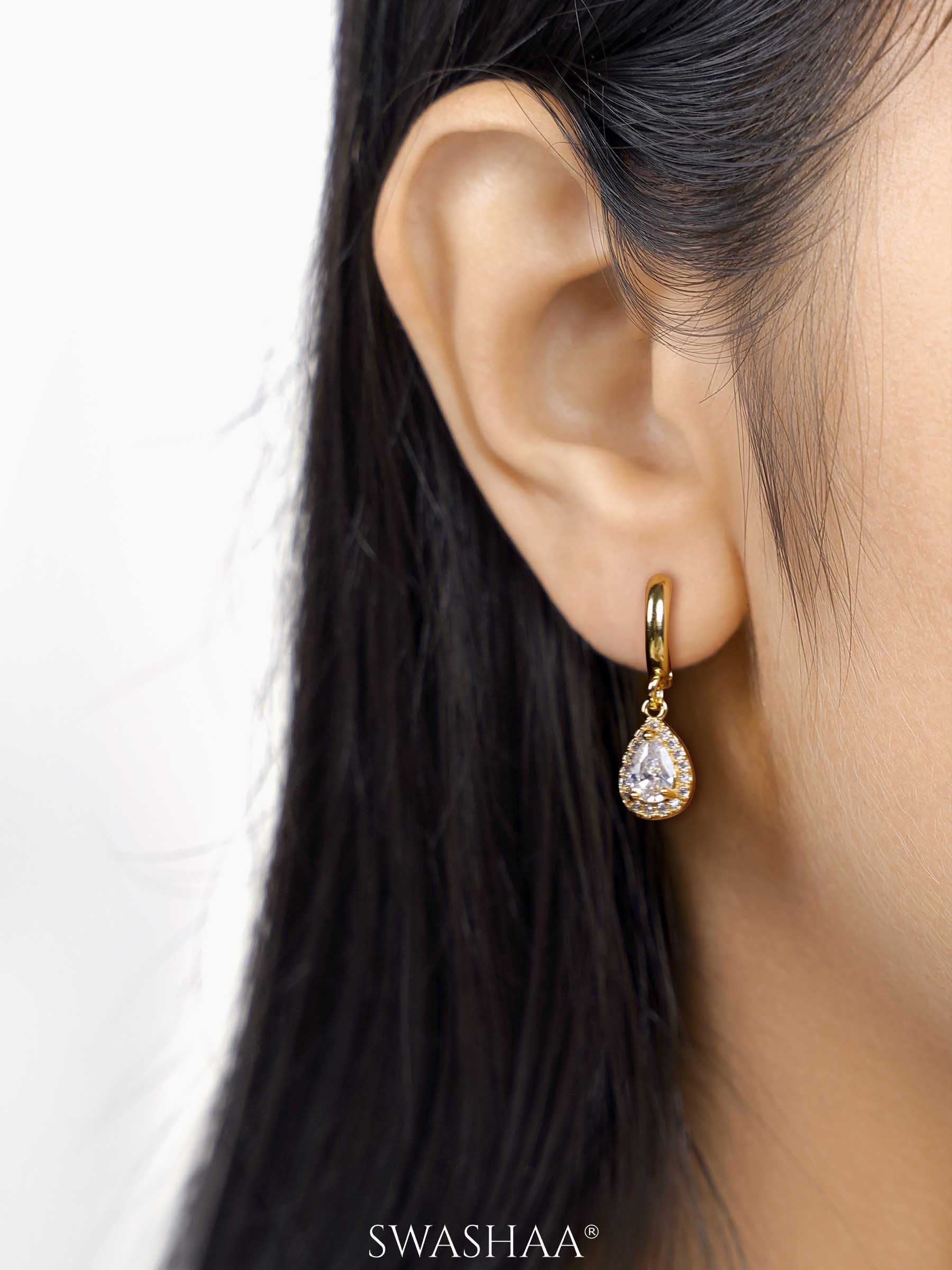 Catalina 18K Gold Plated Hoop Earrings