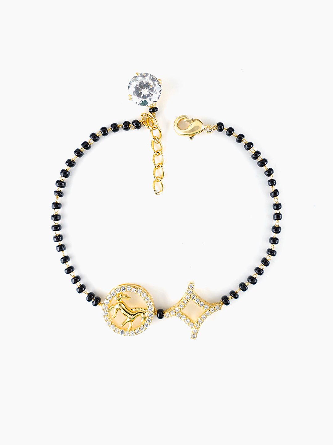 Charvi 18K Gold Plated Mangalsutra Bracelet Gold
