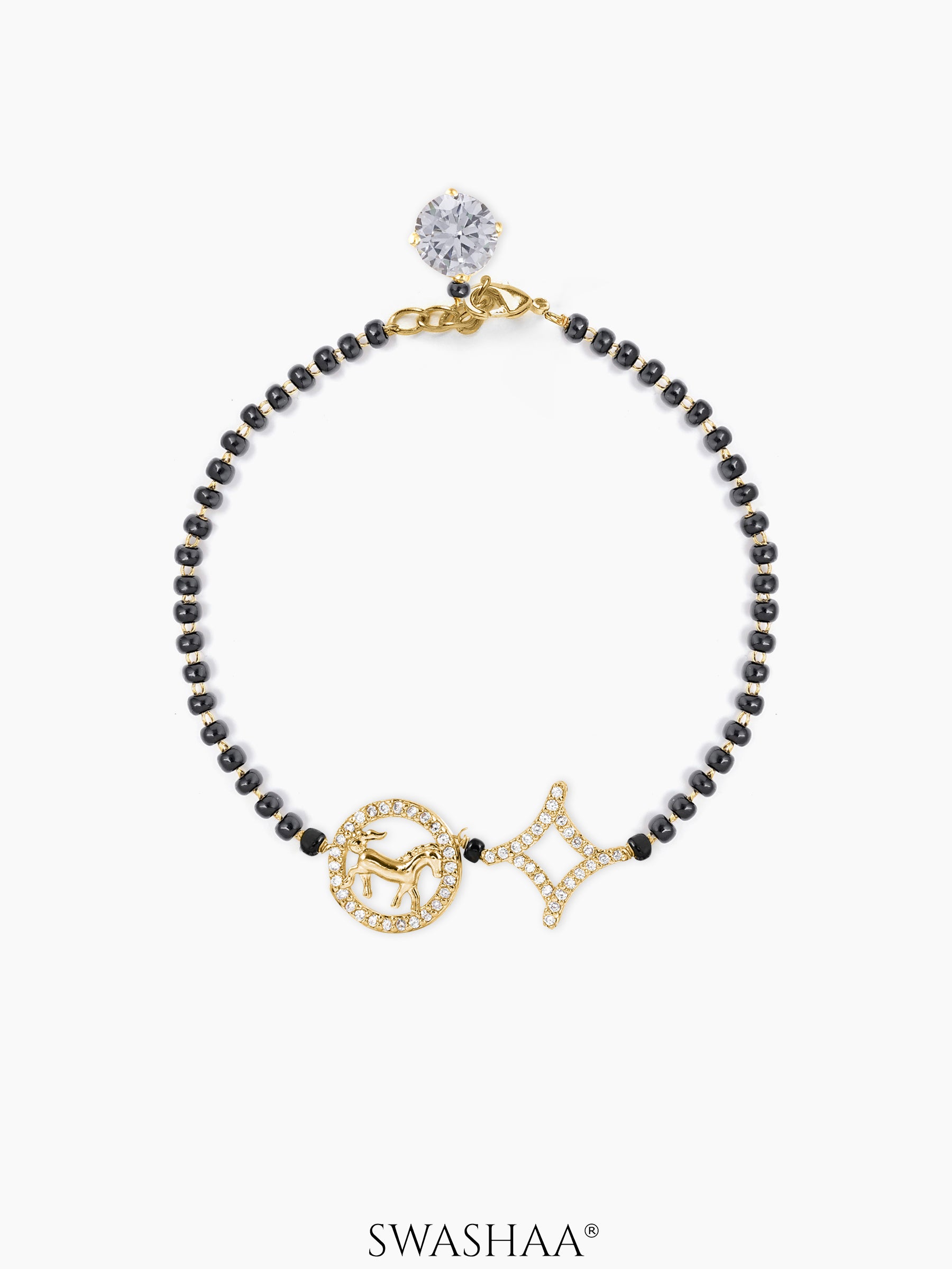 Charvi 18K Gold Plated Mangalsutra Bracelet Gold