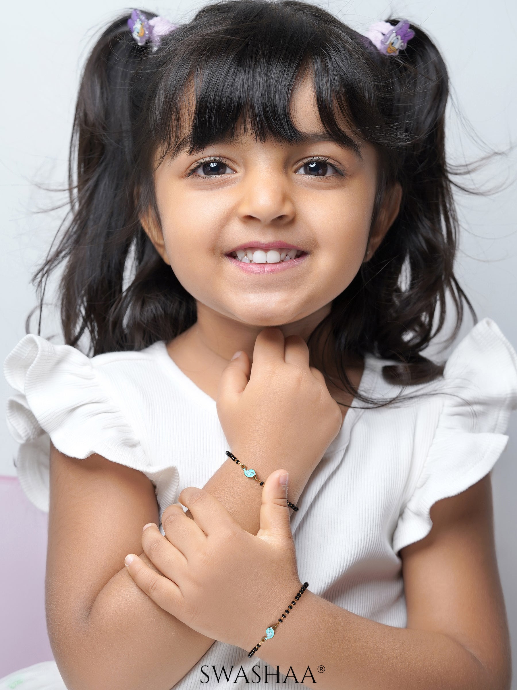 Chirpy Bird 18K Gold Plated Kid’s Nazariya Bracelet
