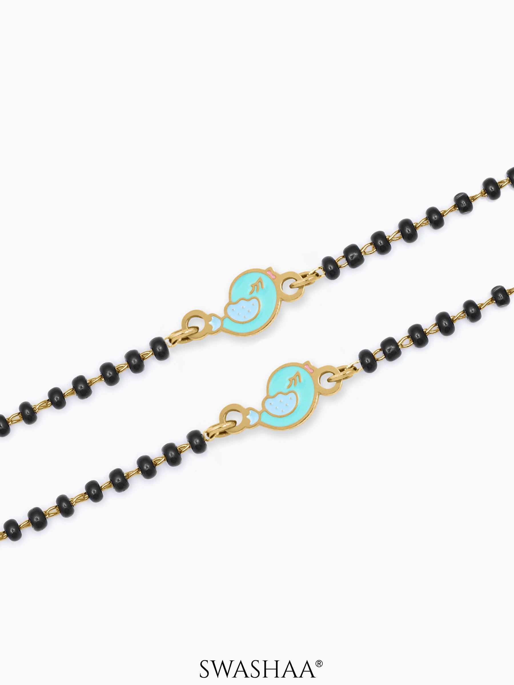 Chirpy Bird 18K Gold Plated Kid’s Nazariya Bracelet