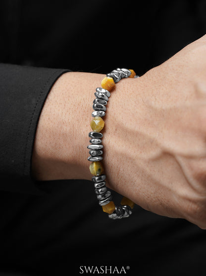 Christo Men's Beaded Bracelet