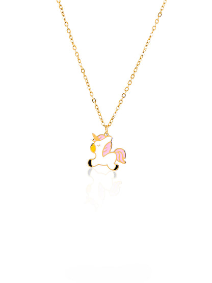 Chub Chub Uni 18K Gold Plated Kid's Pendant Necklace Gold
