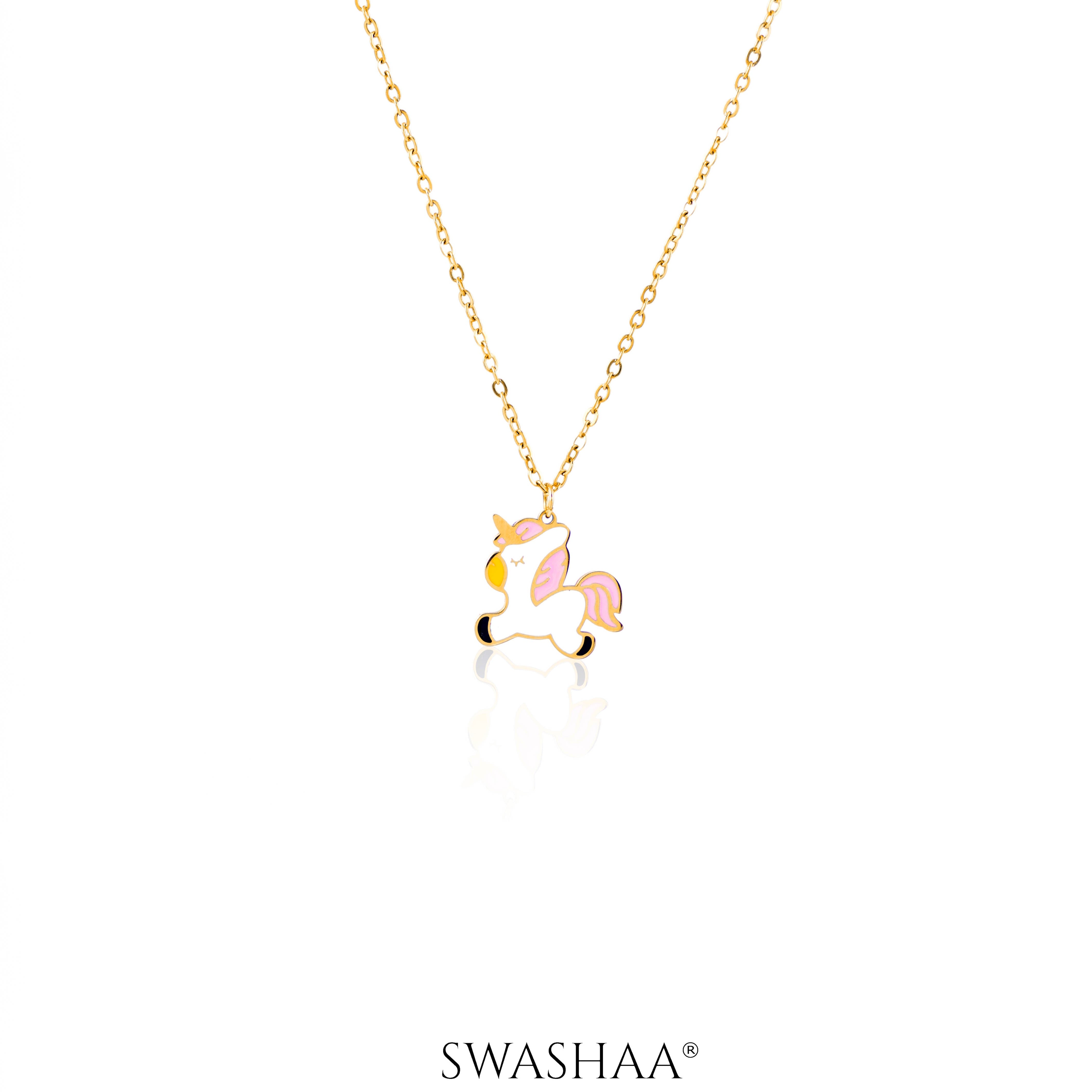 Chub Chub Uni 18K Gold Plated Kid's Pendant Necklace Gold