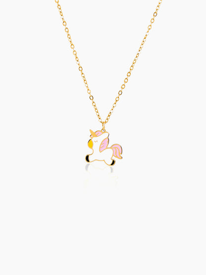 Chub Chub Uni 18K Gold Plated Kid's Pendant Necklace Gold