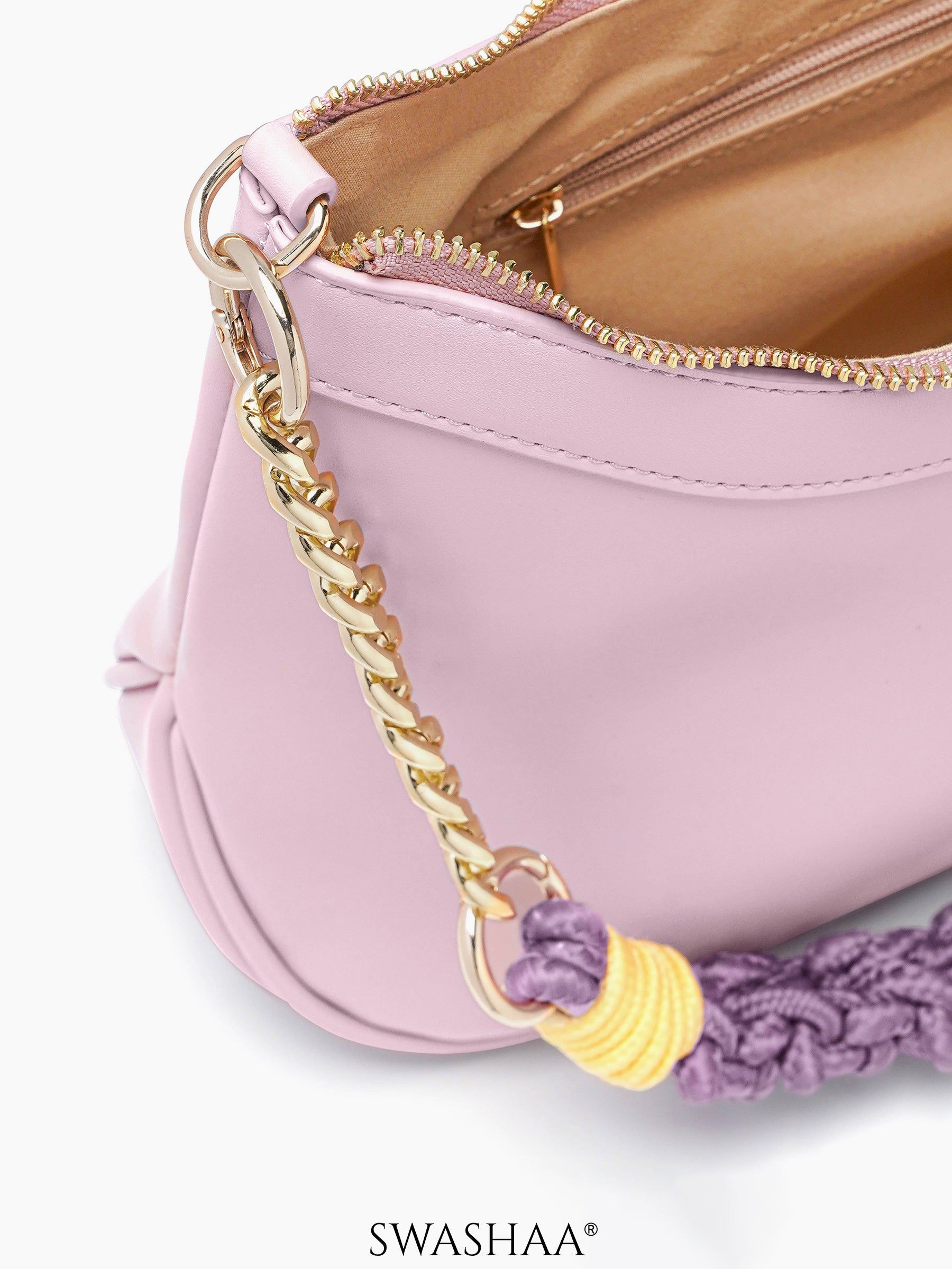 Claire Braided Leather Shoulder Bag