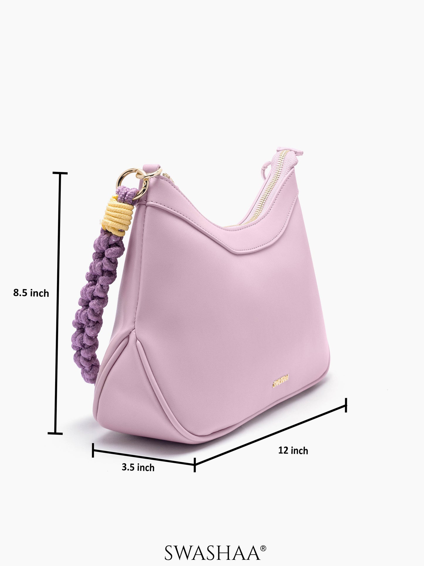 Claire Braided Leather Shoulder Bag