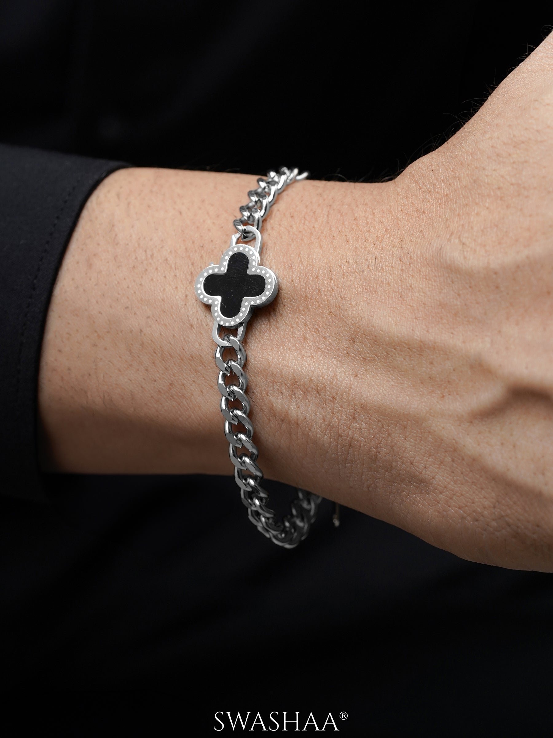 Clover Chain Men's Bracelet