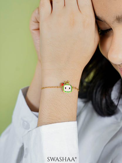 Cocomelon 18K Gold Plated Kid's Bracelet