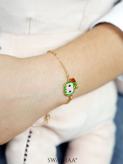 Cocomelon 18K Gold Plated Kid's Bracelet