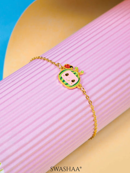 Cocomelon 18K Gold Plated Kid's Bracelet