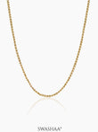 Connel 2 MM Men's Chain 18K Gold Plated