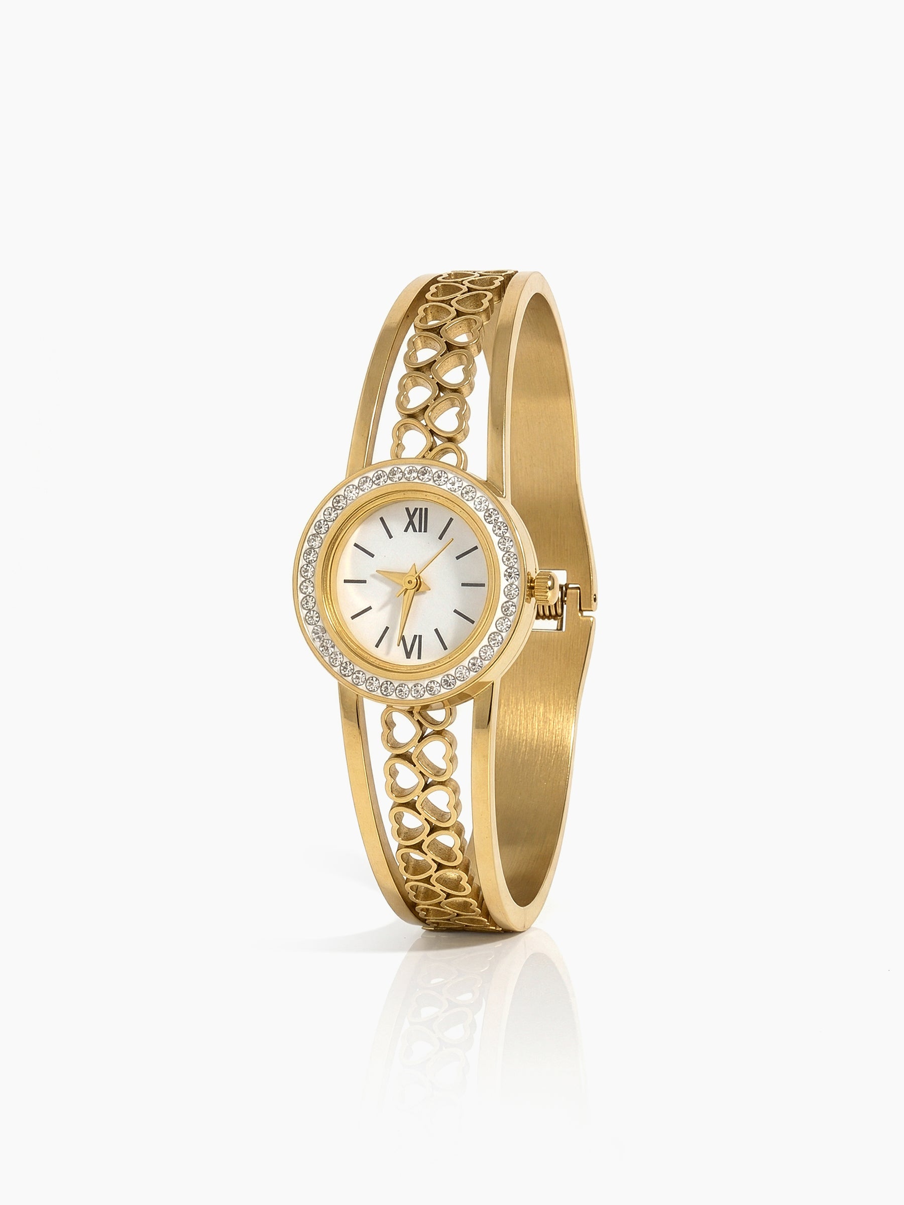 Corina Heart 18K Gold Plated Women's Watch Gold