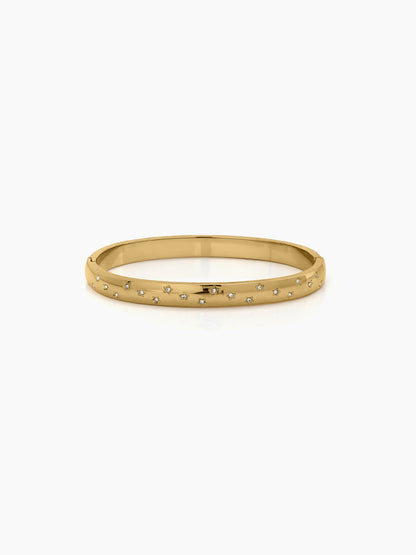Corissa Diamond 18K Gold Plated Women's Band Bracelet