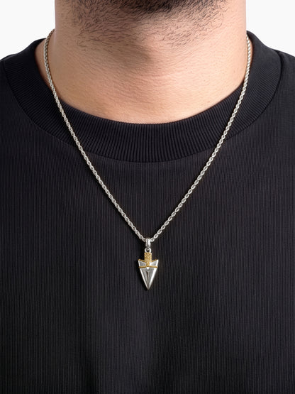 Corven Dagger Silver - 18K Gold Plated-Men’s Chain Pendant