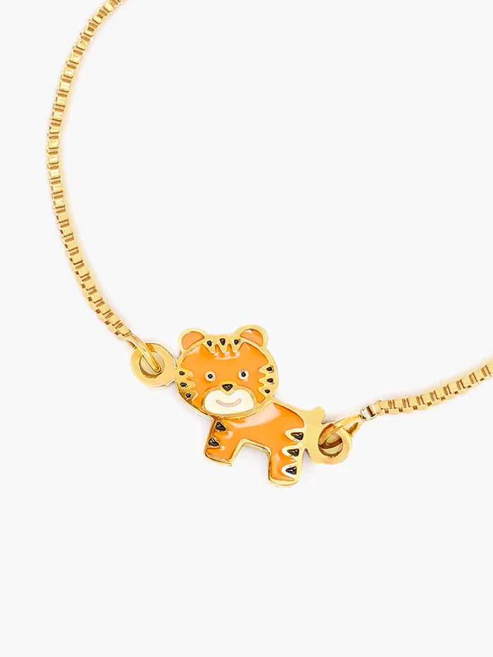 Cub Charm 18K Gold Plated Kid's Bracelet