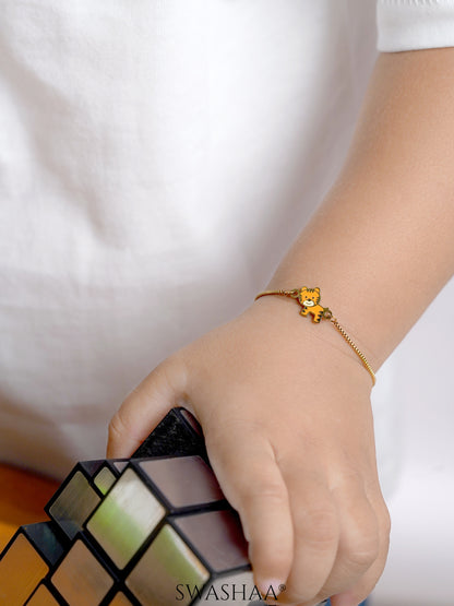 Cub Charm 18K Gold Plated Kid's Bracelet
