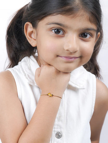 Cub Charm 18K Gold Plated Kid's Bracelet