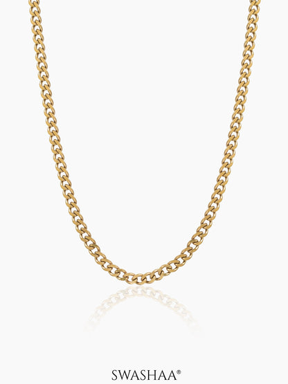 Cuban 3 MM Men's Chain 18K Gold Plated