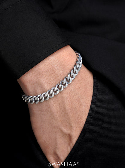 Cuban Chain 8 MM Men's Bracelet