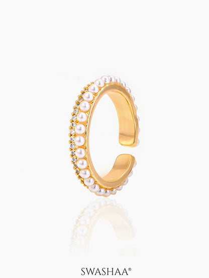 Daarsha 14K Gold Plated Ring Gold