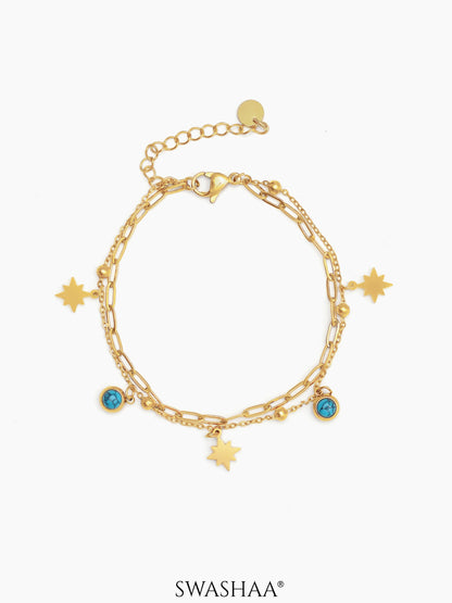 Daaya Star 18K Gold Plated Bracelet Gold