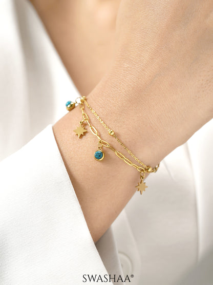 Daaya Star 18K Gold Plated Bracelet