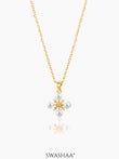 Dahlia Pearl Viterix 18K Gold Plated Necklace Gold